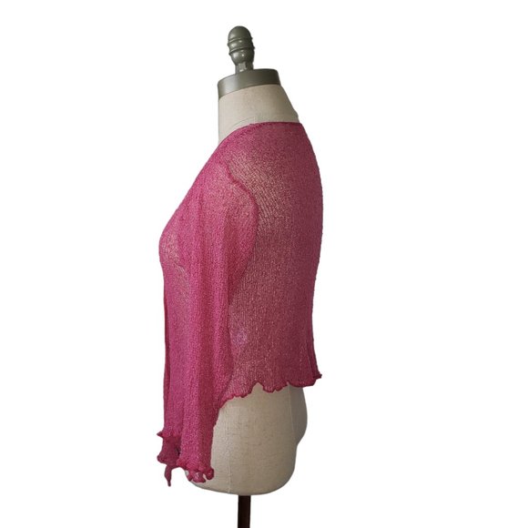 CT807 Lost River Pink Open Cover Up S - Picture 2 of 4